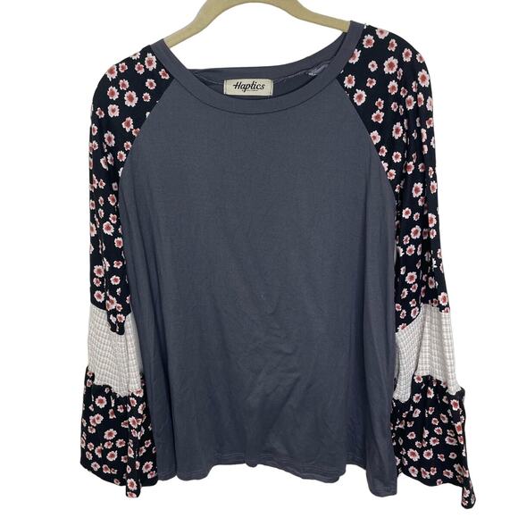 amazon Tops - Haptics Boutique Flare Sleeve Boho Shirt womens size small